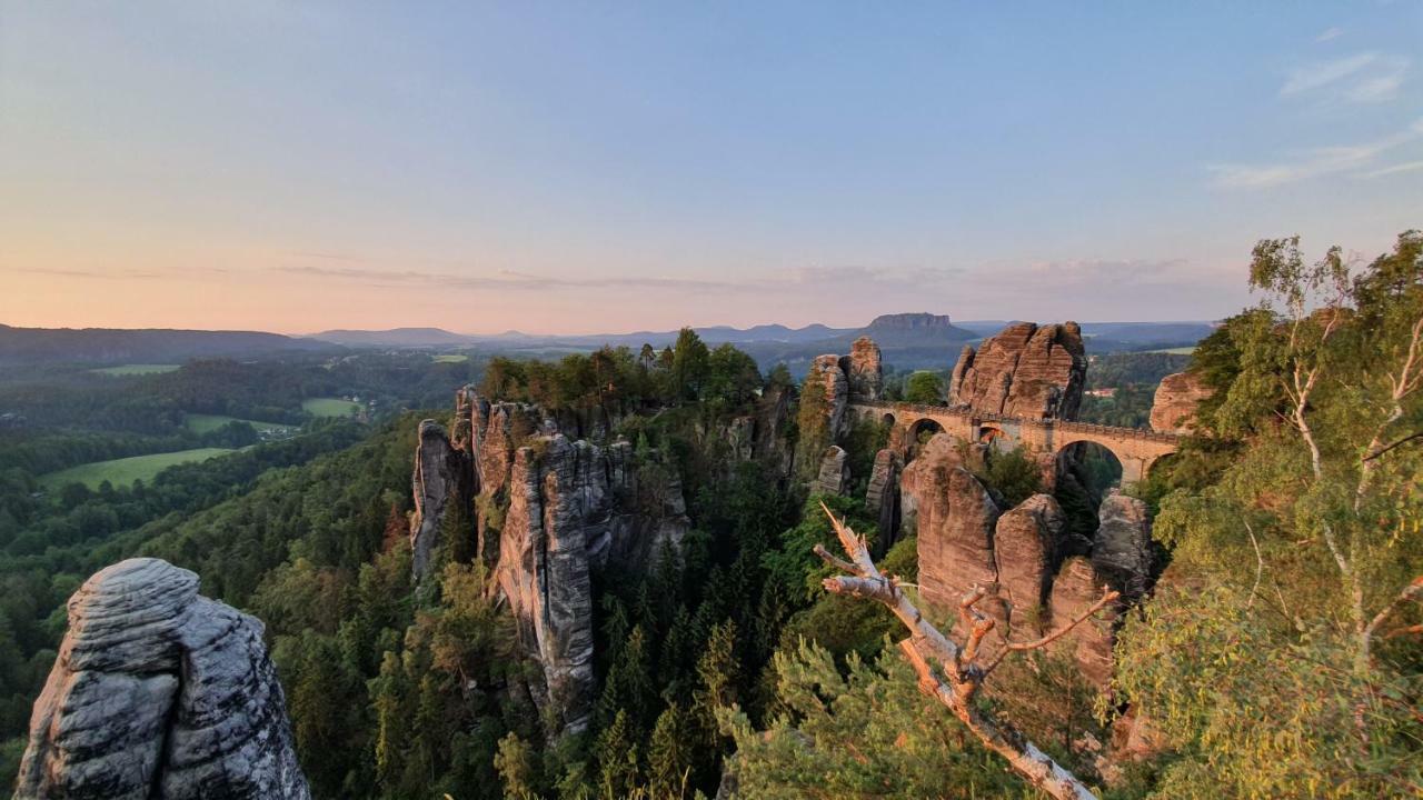 Pension Goldstueck Bad Schandau Buitenkant foto