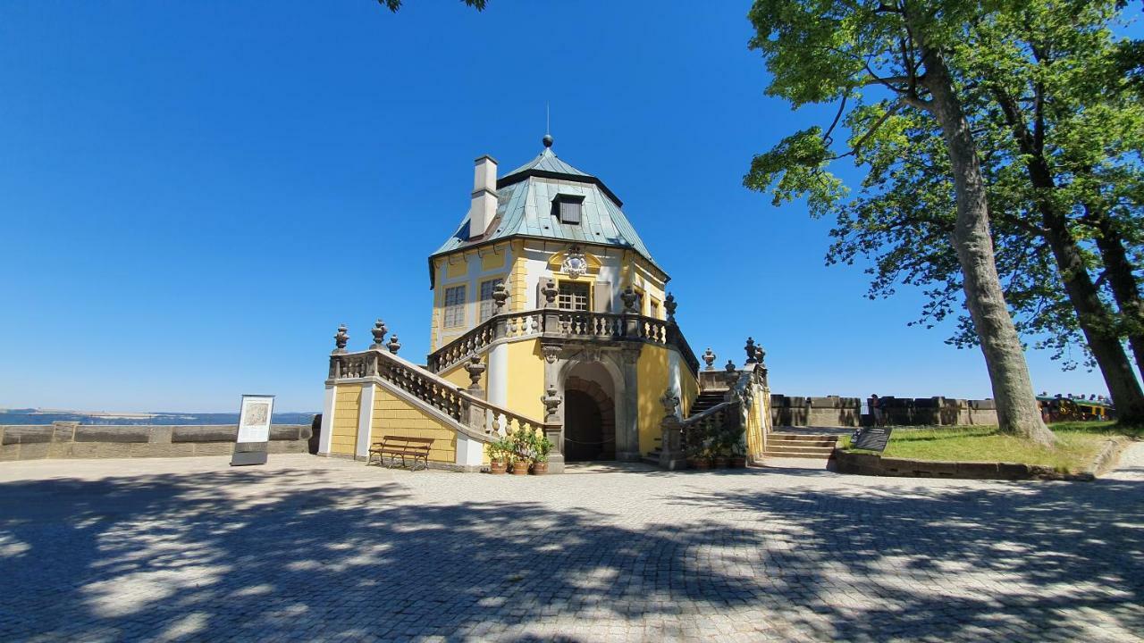 Pension Goldstueck Bad Schandau Buitenkant foto